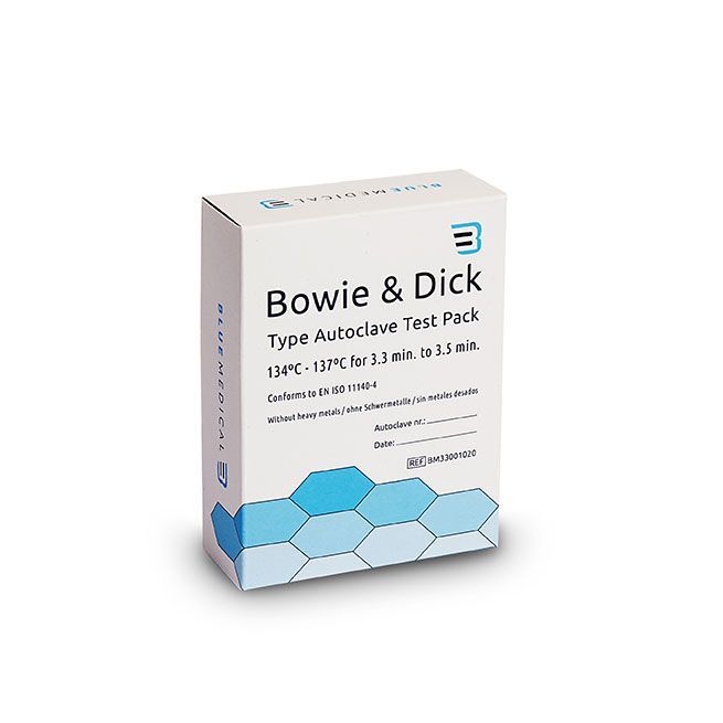 Test d'autoclave Bowie & Dick (10 pièces)
