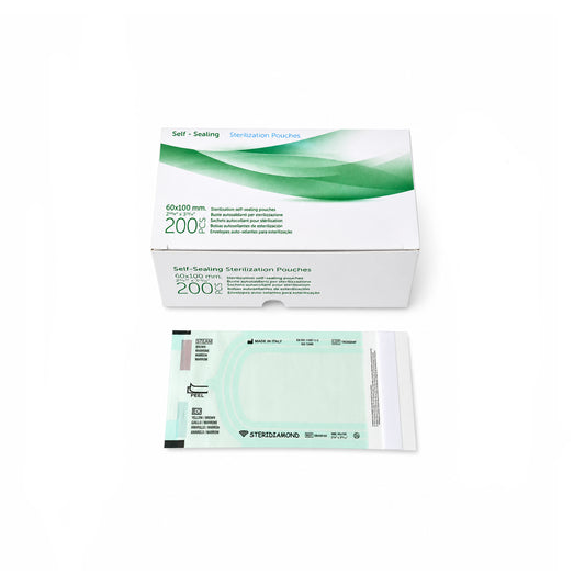 Self-seal sterilisatiezakjes 60x100mm (200 stuks)